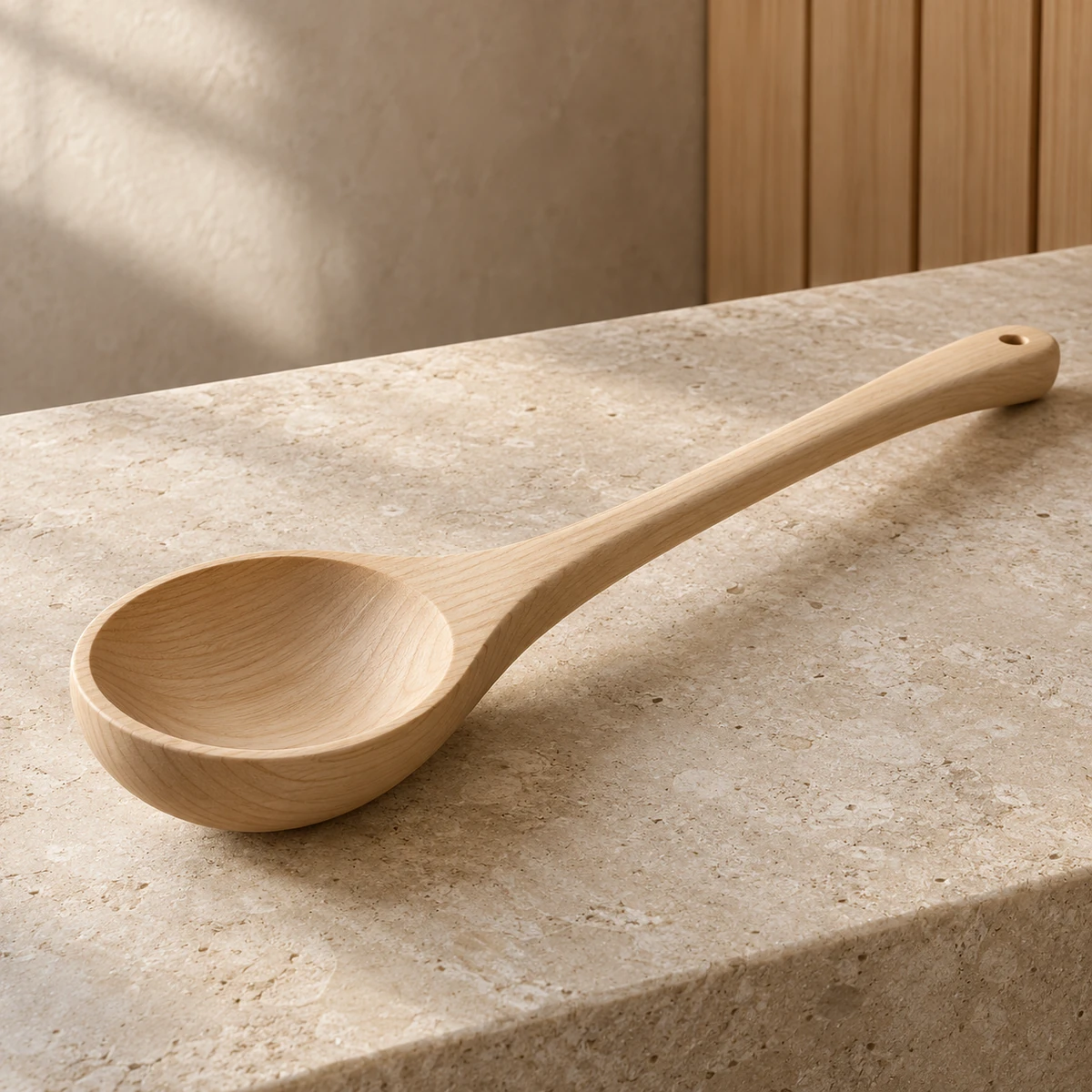 İnsia Ahşap Sauna Kepçesi
