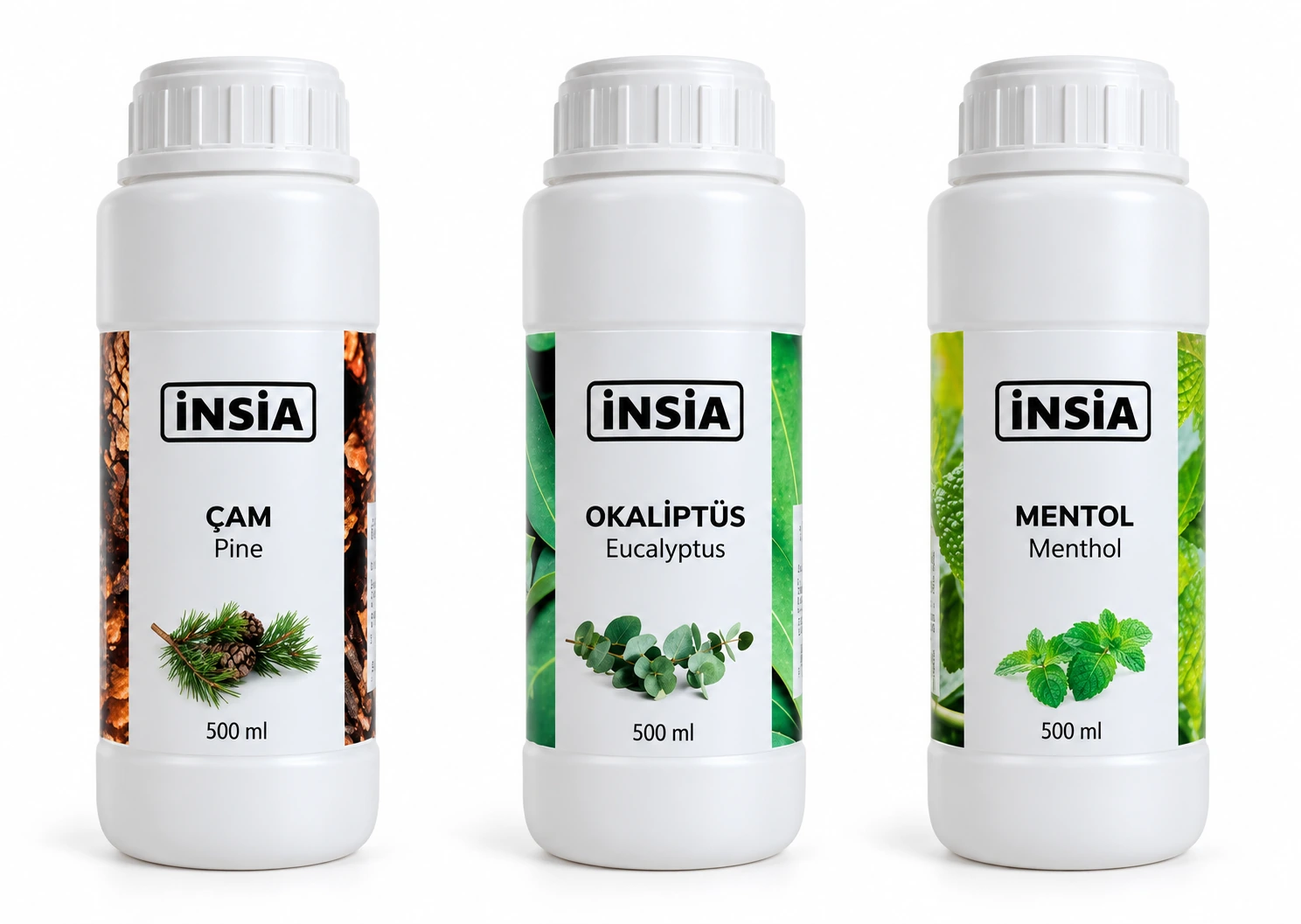 İnsia Üçlü Sauna Esans Seti - 3 × 500 ml